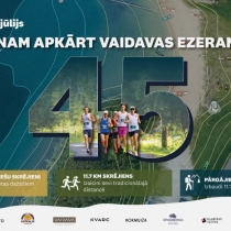 Informācija par 45. skrējienu "Apkārt Vaidavas ezeram"