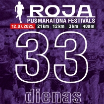 33 dienas līdz Rojas pusmaratona festivālam 2025