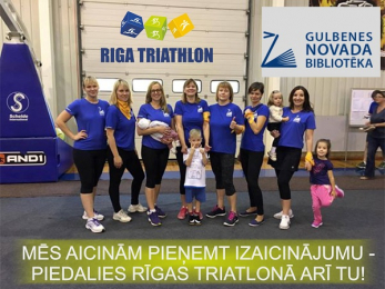 Rīgas triatlons - izaicinājums Latvijas bibliotēkām!