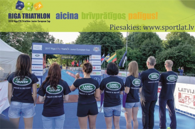 Rīgas triatlons aicina brīvprātīgos palīgus!