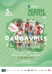 2. Bigbank Skrien Latvija posms 5.maijā - Daugavpils pusmaratons 2019