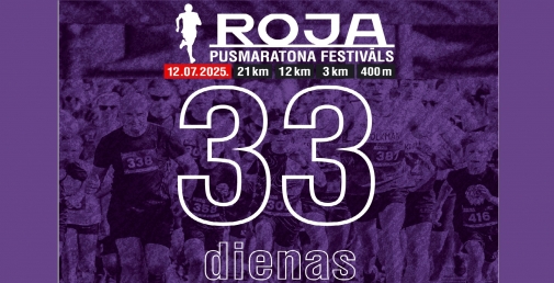 33 dienas līdz Rojas pusmaratona festivālam 2025