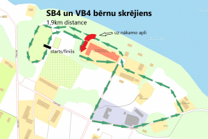 5) Bērnu distance 1,9km